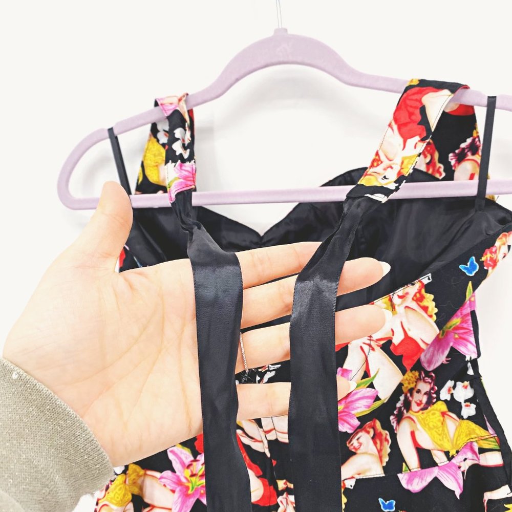 Hell Bunny Hawaii 50's Rockabilly Dress - Picture 6 of 10